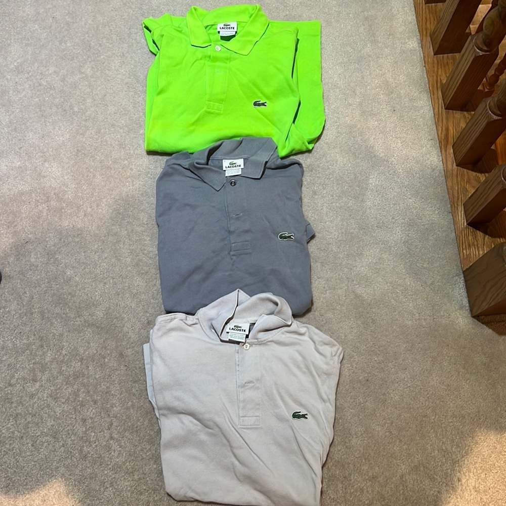 Lacoste Polo Bundle Men’s Size 2